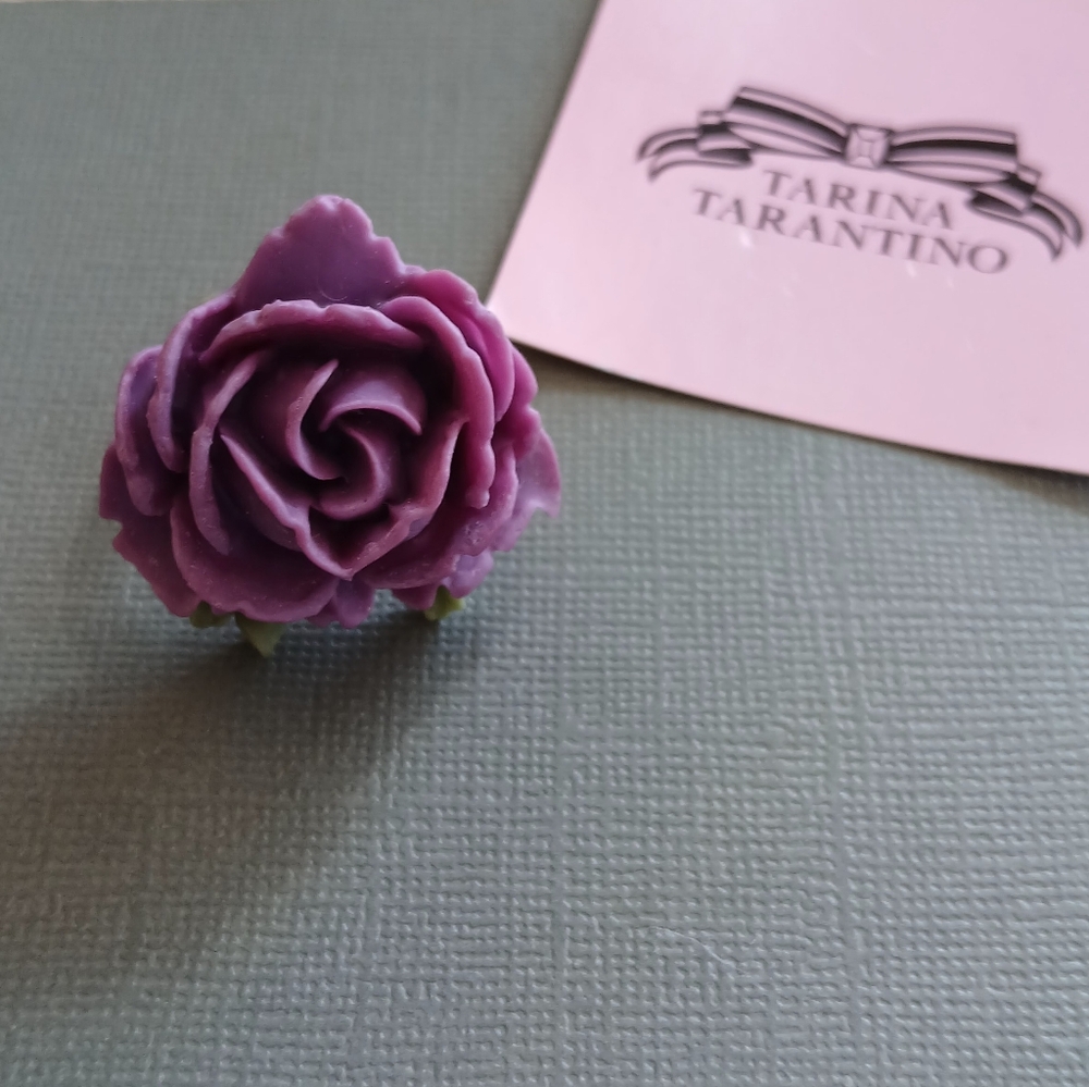 Tarina Tarantino Lucite Flower Ring